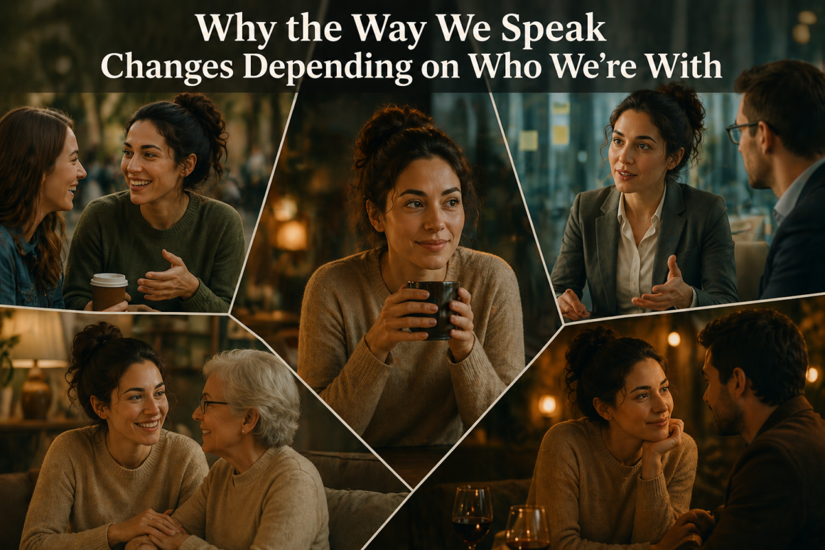 Why the Way We Speak Changes Depending on Who We’re With