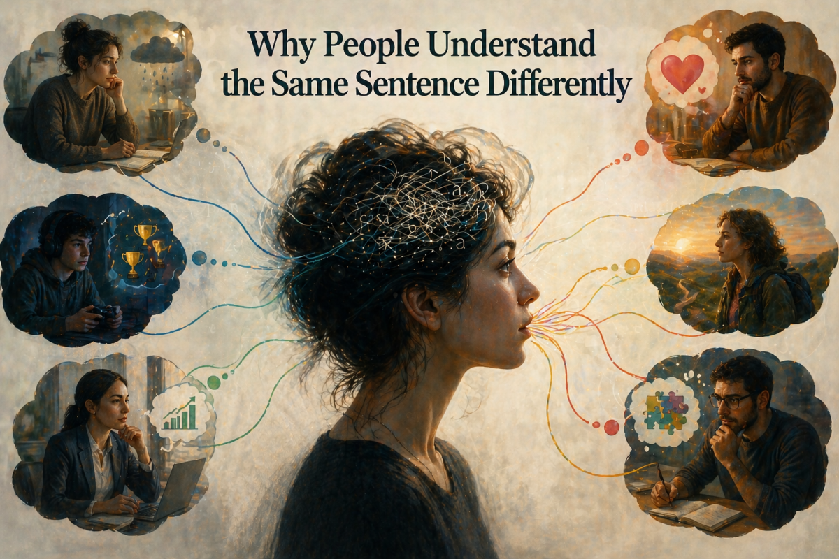 Why People Understand the Same Sentence Differently